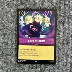 Disney Lorcana Archazia’s Island Show Me More! 82/204 Super Rare NM - Image 1