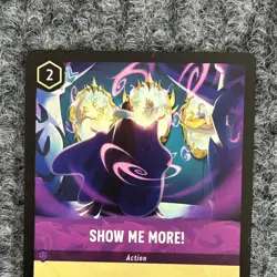 Disney Lorcana Archazia’s Island Show Me More! 82/204 Super Rare NM - Image 3