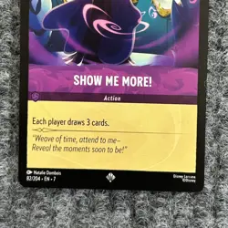 Disney Lorcana Archazia’s Island Show Me More! 82/204 Super Rare NM - Image 4