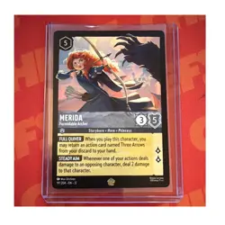 Wilds Unknown Merida Formidable Archer 191/204 Legendary Disney Lorcana - NM - Image 1