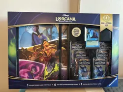 Disney Lorcana First Chapter Collector Set Bundle - 6 packs, portfolio, & promo - Image 1