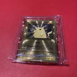 Pokemon TCG Celebrations Pikachu Gold Metal Card 58/102 Lot:#1 - Image 1