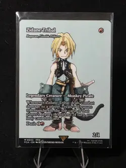 Magic: The Gathering Zidane Tribal Legendary Creature FFIX Red Shuko Murase Card - Image 1