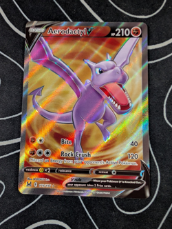 Aerodactyl V 179/196 Lost Origin Holo Ultra Rare Pokemon Card 2022 NM - Image 1