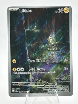 Blitzle - 195/182 Paradox Rift Illustration Rare TCG Pokemon Card - Image 3