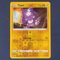 Toxel 068/192 - Rebel Clash - Common Reverse Holo Pokemon Card - LP - Image 1