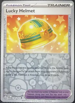 Lucky Helmet 158/167 Sv06: Twilight Masquerade Reverse Holo - Pokemon Card - Image 1
