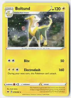 Boltund - (Cosmos Holo) Holo Rare Holo Miscellaneous Cards & Products 076/202 NM - Image 1