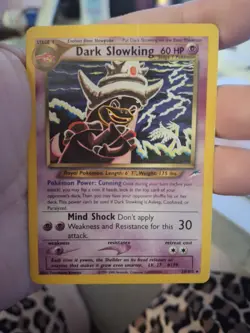 Pokemon Dark Slowking Card 20/105 Neo Destiny Series - Image 1
