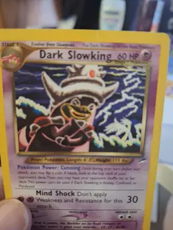 Pokemon Dark Slowking Card 20/105 Neo Destiny Series - Image 3