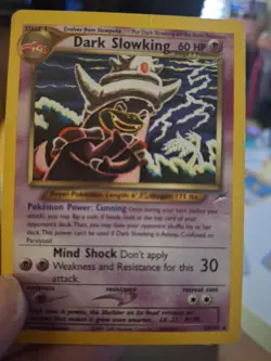 Pokemon Dark Slowking Card 20/105 Neo Destiny Series - Image 4