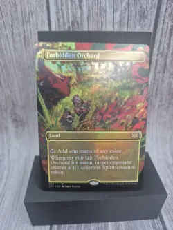 MTG FOIL Forbidden Orchard Borderless - Double Masters 2022 #405 - Image 1