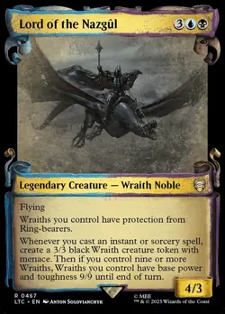 MTG Lord of the Nazgul - Showcase Scrolls, Commander: The Lord of the Rings: Tal - Image 1