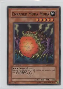 Enraged Muka Muka 1st Ed. YuGiOh Soul of the Duelist #SOD-EN031 2004 READ - Image 1