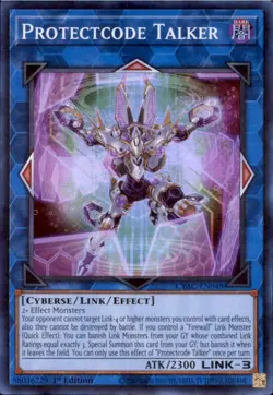 Protectcode Talker CYAC-EN048 Super Rare Cyberstorm Access Yu-Gi-Oh Near Mint - Image 1