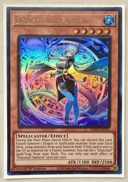 1x Dracotail Faimena 1st Edition Ultra Rare RA05-EN035 Yu-Gi-Oh! - Image 1