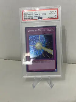 Yugioh - Drowning Mirror Force Secret Rare PSA 10 Gem Mint - Free Pack - Image 1