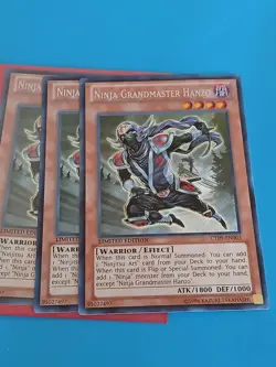 3x Ninja Grandmaster Hanzo CT09-EN003 2012 Collectors Tin Limited Edition - Image 1