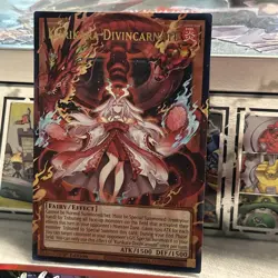 YUGIOH Kurikara Divincarnate (RA05-EN147) Extended Art Ultra Rare 1st Overframe - Image 4