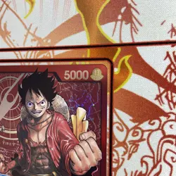 One Piece English Monkey.D.Luffy ST01-001 Leader Foil - Near Mint - Image 4
