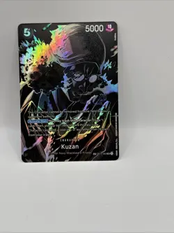 🧭One Piece OP10-082 Royal Blood Kuzan SP Special Rare Foil Blackbeard Pirates🏴 - Image 1