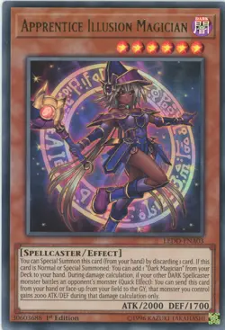 Yugioh Apprentice Illusion Magician LEDD-ENA03 Ultra Rare 1st Edition LP - Image 1