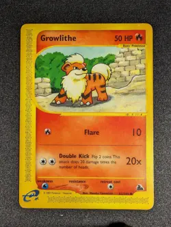 Pokemon Growlithe 67/144 Common Skyridge MP - Image 1