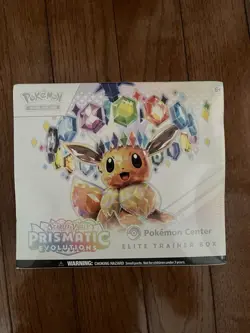 Prismatic Evolutions Pokemon Center Elite Trainer Box PC ETB Sealed - DESC DMG - Image 1