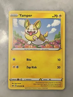 Yamper | 074/202 | SWSH01: Sword & Shield | Common Regular | NM/M | Pokemon - Image 1