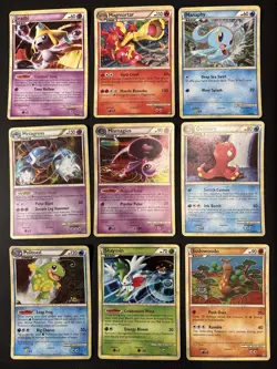 2010 Pokemon HGSS Unleashed cards 1-83 - no reverse part complete set - Image 1