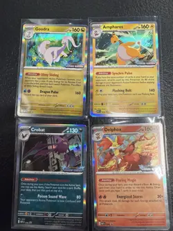 Chaos Rising Staff Prerelease Promos Goodra Ampharos Crobat Delphox Pokemon TCG - Image 1