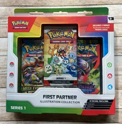 Pokemon TCG First Partner Illustration Collection Series 1 Promo Box 2026 - Image 1