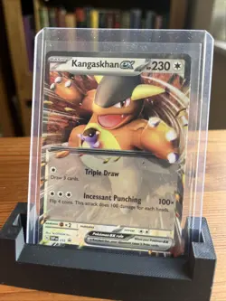 Pokemon TCG Holo Card Kangaskhan EX SVP 055 Scarlet Violet Black Star Promo - Image 1