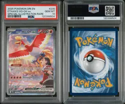 2025 Pokemon DRI EN Special Illustration Rare #230 Ethan's Ho-oh Ex PSA 10 GEM - Image 3