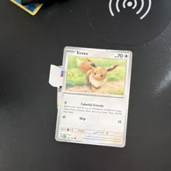 Eevee 133/165 Pokemon 151 error card paper jam error - Image 1
