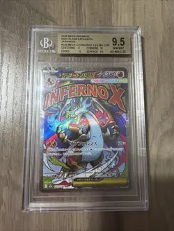 2025 Mega Charizard X ex Attack Rare Pokemon Mega Dream Japanese 223/193 BGS 9.5 - Image 1