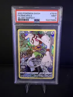 2022 Pokemon PSA 9 Smeargle #TG10/TG30 SWSH Silver Tempest Trainer Gallery Mint - Image 1