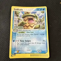 Ludicolo 020 Holo Black Star Promo Card Nintendo Pokemon LP - Image 1