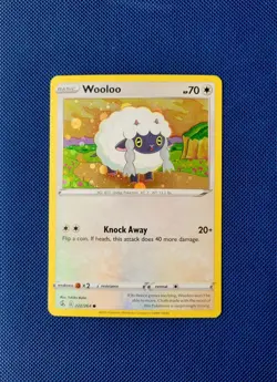 Pokemon TCG Wooloo 222/264 Promo Cosmos Holo Rare NM/MINT - Image 1