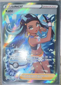 Pokemon TCG Kate TG27/TG30 Trainer-Unterstutzer Full Art Holo Deutsch - Image 1