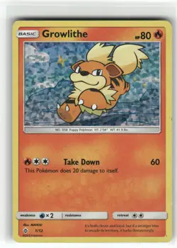 Growlithe McDonald's Promos 2018 Promo,Holo Pokemon Moderately played - Image 1