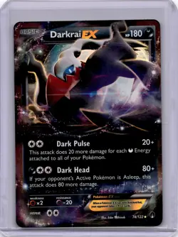 Pokemon Darkrai EX Ultra Rare XY - BREAKpoint 74/122 NM - Image 1