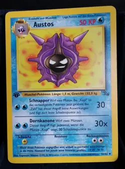 Pokemon TCG Autos 32/62 1st Edition Fossil Set Deutsch Excellent - Image 1