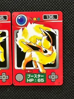 Vaporeon Jolteon Flareon 134 135 136 Pokemon Pokedex Mini Card Zukan Japanese - Image 4