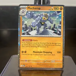 Pokemon TCG - Machamp 68/165 - Scarlet & Violet 151 Promo Cosmo Holo - Image 1
