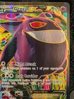 Gengar EX 114/119 Full Art Ultra Rare Holo XY Phantom Forces LP/NM Pokemon Card - Image 2