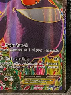 Gengar EX 114/119 Full Art Ultra Rare Holo XY Phantom Forces LP/NM Pokemon Card - Image 5