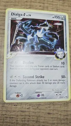 Pokemon Card Dialga G 7/127 Holo Rare Platinum - Image 2