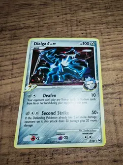 Pokemon Card Dialga G 7/127 Holo Rare Platinum - Image 5