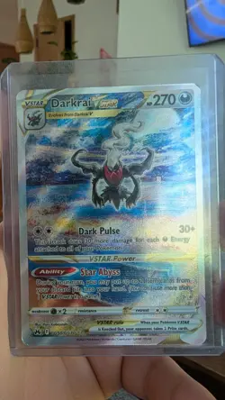 Pokemon TCG Darkrai VSTAR Alt Art GG50/GG70 Crown Zenith 2023 - Image 1